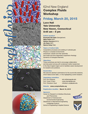New England Complex Fluids Workshop 2015
