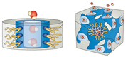 Self-assembled nanopores