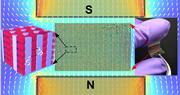 Aligment of block copolymer by low intensity magnetic field