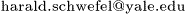 Firstname.Lastname@yale.edu
